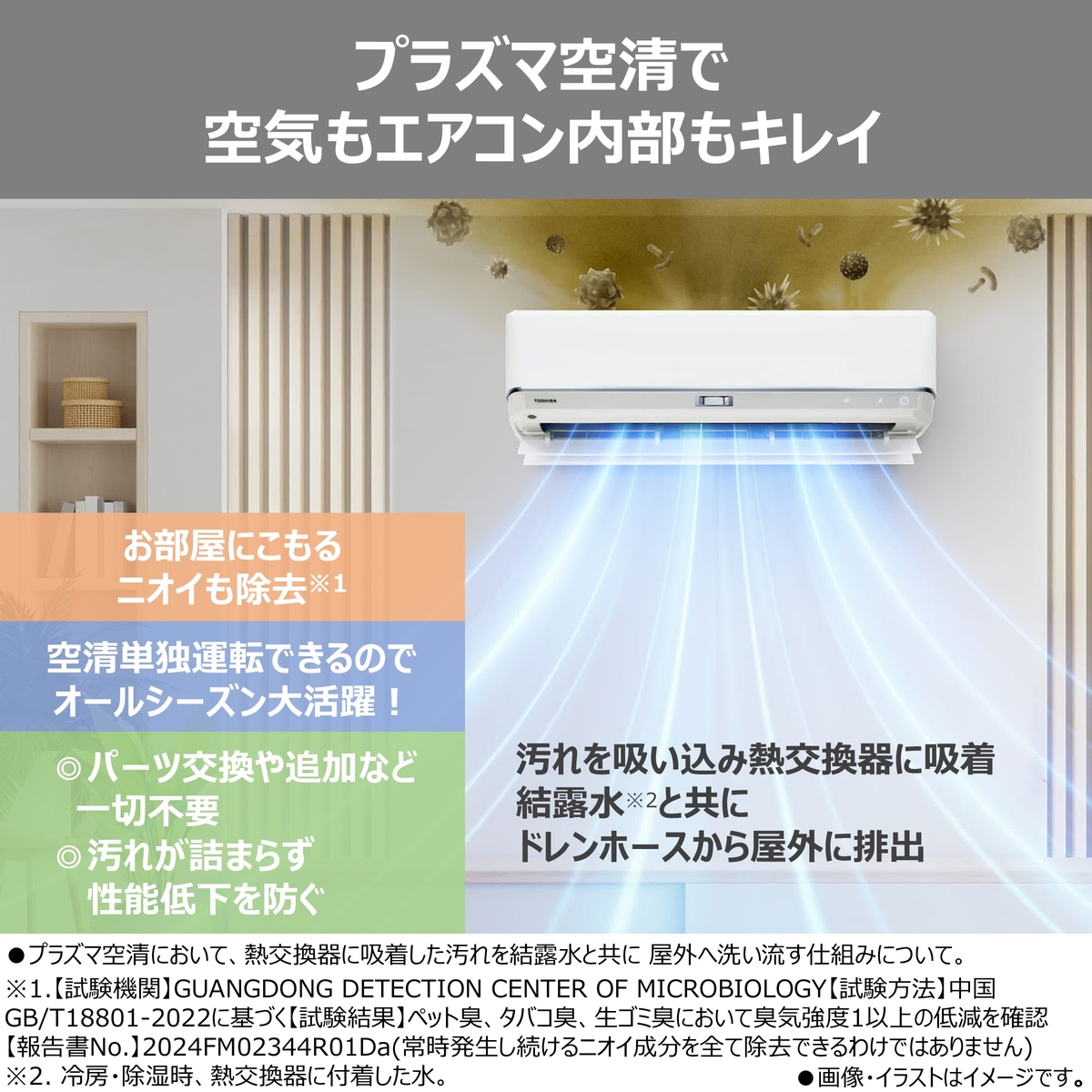 【標準工事費込み】東芝 大清快 DZシリーズ RAS-V251DZ(W) 8畳用 エアコン 2026年モデル 単相100V ホワイト